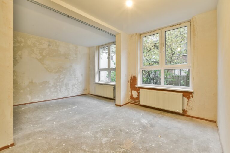 Empty minimalist room