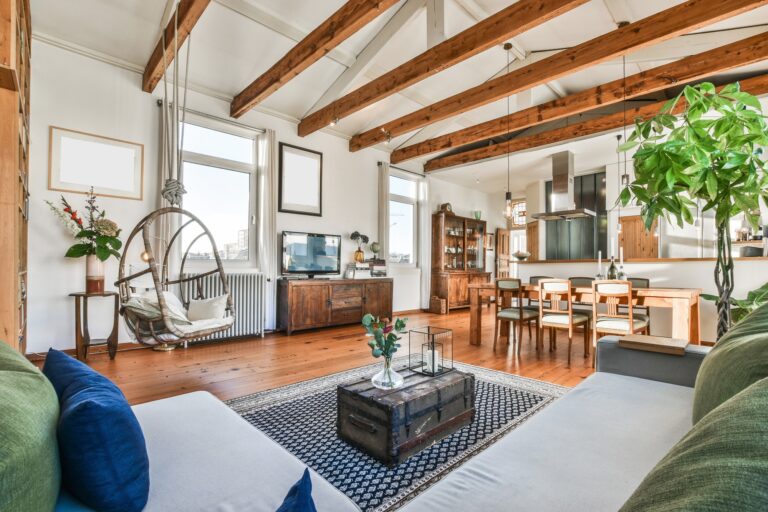 Living room of a modern apartment